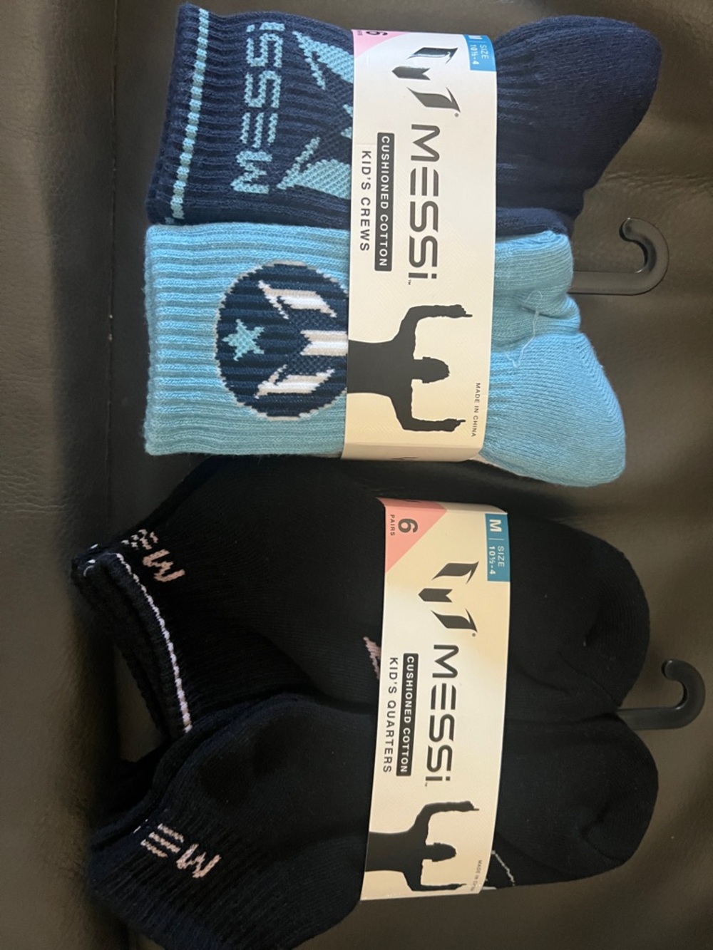 NWT Bundle -2 Packs kids  Messi  Socks
